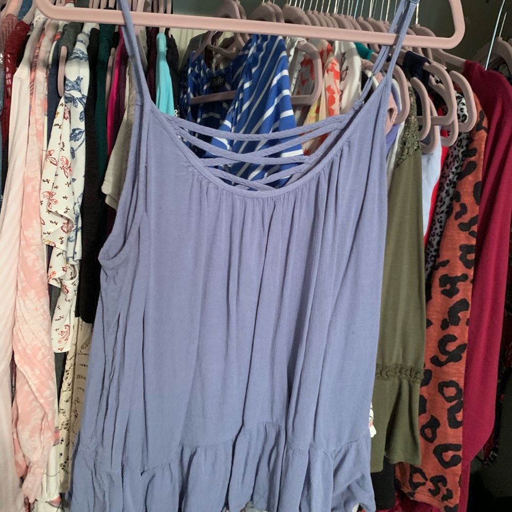 Blue tank
